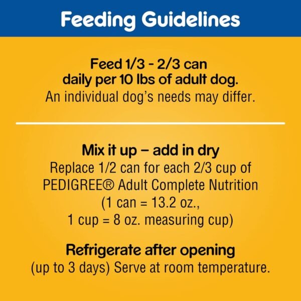 CHOPPED GROUND DINNER Adult Canned Soft Wet Dog Food Variety Pack, Filet Mignon Flavor and with Beef, 13.2 Oz. Cans (Pack of 12) - Image 7