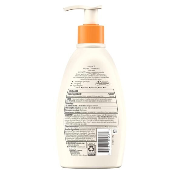 Protect + Hydrate Sunscreen Moisturizing Body Lotion with Broad Spectrum SPF 60 and Prebiotic Oat, Weightless, Paraben, Oxybenzone, and Oil Free Sunscreen, 12 FL OZ - Image 10