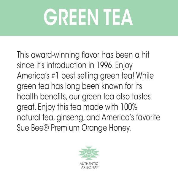 Green Tea with Ginseng and Honey - 16 Fl Oz (Pack of 12) - Image 5