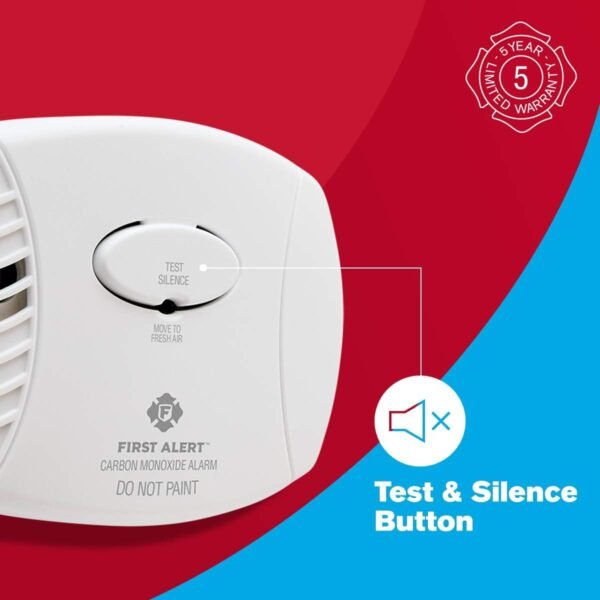 CO400 Carbon Monoxide (CO) Detector, Battery Operated Alarm, 1-Pack - Image 6