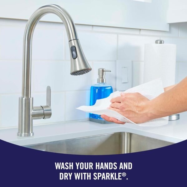 Pick-A-Size Paper Towels, 6 Double Rolls = 12 Regular Rolls, Everyday Value Paper Towel with Full and Half Sheets - Image 9