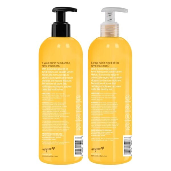 Naturals Protect & Nourish Shampoo & Conditioner Set - 15.2 Fl Oz - Sulfate-Free Hair Products - Royal Honey & Kalahari Desert Melon - Image 9