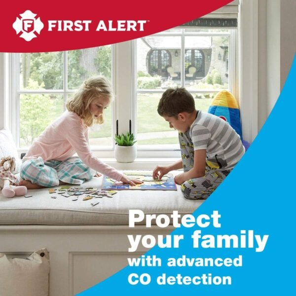 CO400 Carbon Monoxide (CO) Detector, Battery Operated Alarm, 1-Pack - Image 3