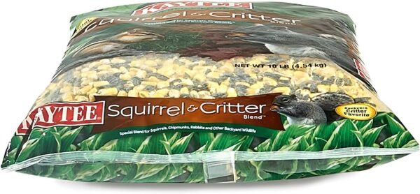 Squirrel & Critter Food Blend for Squirrels, Chipmunks, Rabbits & Other Backyard Wildlife 10 Pound (Pack of 1) - Image 6