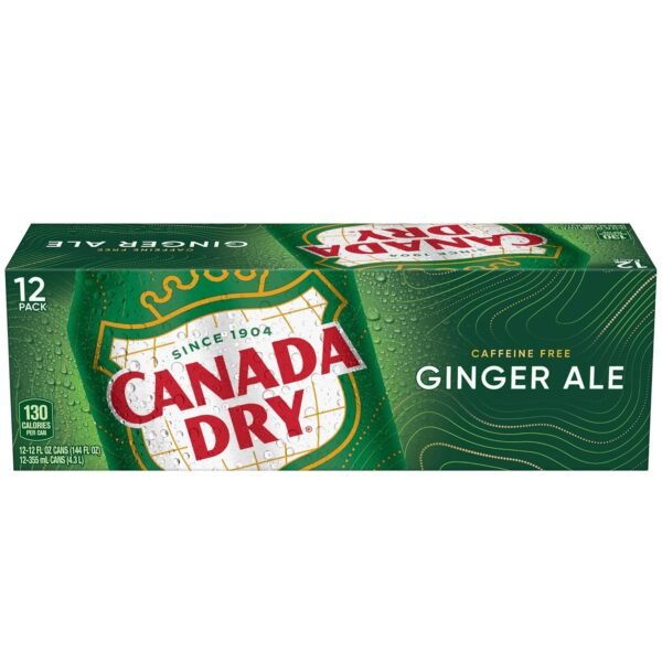 Ginger Ale Soda, 12 Fl Oz Cans (Pack of 12) - Image 11
