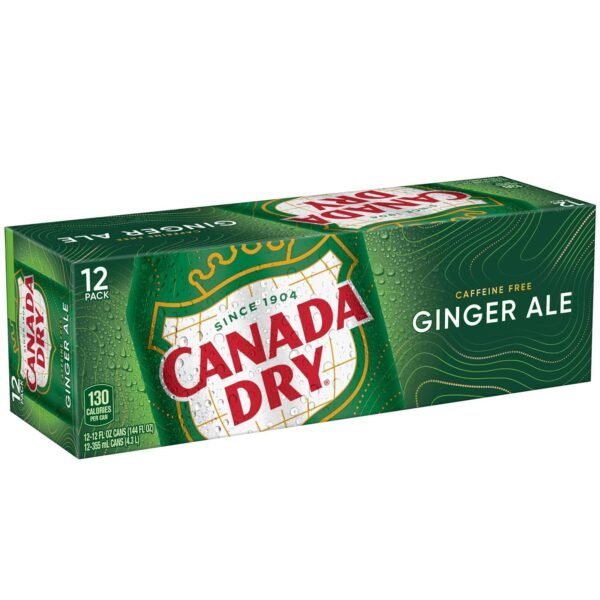 Ginger Ale Soda, 12 Fl Oz Cans (Pack of 12) - Image 13