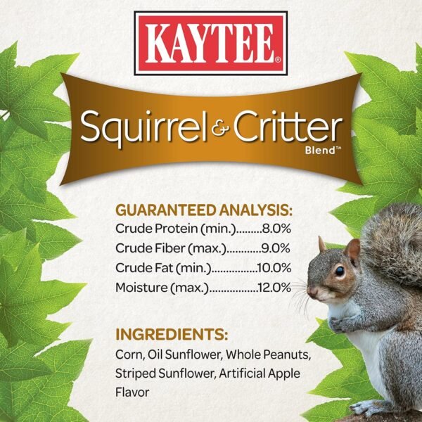 Squirrel & Critter Food Blend for Squirrels, Chipmunks, Rabbits & Other Backyard Wildlife 10 Pound (Pack of 1) - Image 9